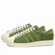 thumbnail image 2 of Adidas Men's Superstar Vintage Shoes in Green and Cream White, 2 of 6