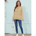 thumbnail image 6 of Lumento Pullover Sweaters for Womens Sweaters Long Sleeve 1/4 Zip Buttons Polo V Neck Dressy Casual Winter Tops 2024, 6 of 6