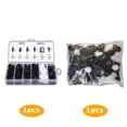 thumbnail image 1 of 2 Pcs 100 Pcs Rivets de Garniture de Voiture Attaches Auto Intérieures Embellissement Mixte Accessoire de Véhicule Résistant à l'Usure Pare-Chocs Type1, 1 of 1