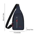 thumbnail image 3 of Bolso bandolera con bordado de moda, mochila impermeable de gran capacidad, con orificio para datos, portátil, para viajes, poliéster 600d, talla única,Wsvlmg, 3 of 9