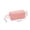 Pink, variant on Flip Top Pencil Case, Large Capacity 3-Tier Storage Organizer with Handle, Soft Cloth Work Supply Holder for Pens, Erasers, Markers, Office Desk Accessory, Orange
