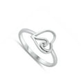 thumbnail image 4 of Love Wave Ocean Ring .925 Sterling Silver Band Jewelry Female Male Unisex Size 5, 4 of 4