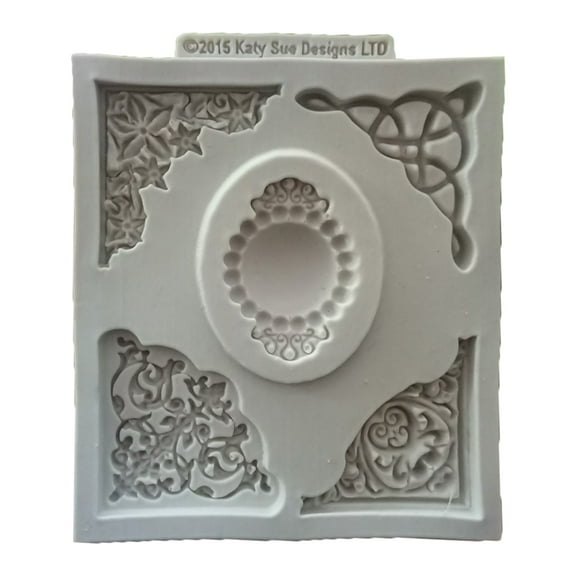 Lace Embossed Fondant Molds Mould for Candy Sugar Cake Cupcake Topper Reusable