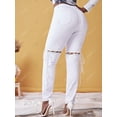 thumbnail image 4 of Jeans Talla Extra Extraíbles y Cordones Rosegal  Vaqueros de talla grande, 4 of 5