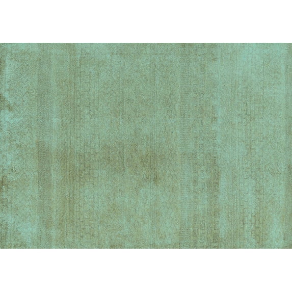 Ahgly Company Indoor Rectangle Oriental Light Blue Modern Area Rugs, 2' x 5'