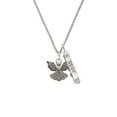 thumbnail image 2 of Delight Jewelry Silvertone Angel with Heart Silvertone Best Friends Forever Bar Charm Necklace, 23", 2 of 4