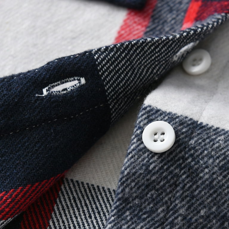 Winter Coats for Baby Girls Kids Toddler Flannel Shirt Jackets