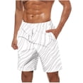 thumbnail image 1 of Pantalones Cortos de Cintura Elástica para Hombre con Bolsillos Pantalones de Playa de Impresión de Moda Casual para Hombres, Uso Diario Al Aire Libre de Primavera Y Verano, 1 of 5