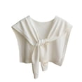 thumbnail image 3 of Cekizud Scarves for Men Solid Cotton Linen Scarf Breathable Spring Fall Daily Neck Wrap, 3 of 3