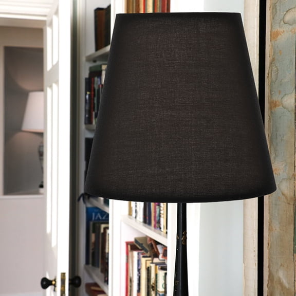 FOMIYES 2Pcs Decorative Fabric Drum Lampshade for Living Room Bedroom Lamp Accessory