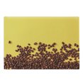 thumbnail image 1 of Natural Color Cutting Board, Coffee Lover Themed Sprinkled Beans Photo Print Caffeine Drink, Decorative Tempered Glass Cutting and Serving Board, in 3 Sizes, by Ambesonne, 1 of 2