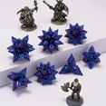 thumbnail image 5 of 7PCS Metal Polyhedral Dice Set Blue Purple Star Style RPG Dice for DND Tabletop Games, 5 of 5
