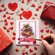 thumbnail image 5 of Juego de 13 sellos transparentes de silicona con palabras "Love Kiss", 5 of 9