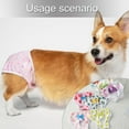 thumbnail image 2 of JZROCKER Soft Period Pants Pantie with Colorful Pattern for Girl Dog Reusable Doggies Period Diaper, 2 of 15