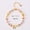 02, variant on Multicolor Rectangle Teardrop Cubic Zirconia Beaded Link Bracelets Fashion Elegant Gold Plated Charm Tennis Chain Bracelet Adjustable Chain Fashion Trendy Jewelry for Her Bff Party