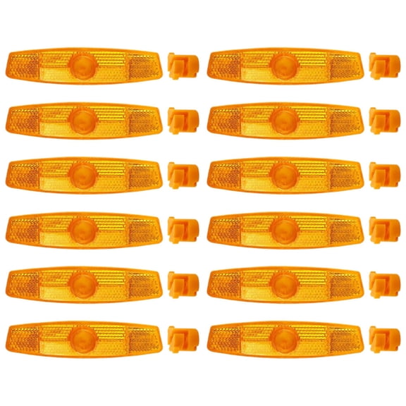 HEANUJJ 12Pcs Mountain Bike Spoke Reflectors with Easy Installation and High Durability