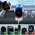thumbnail image 1 of Xingzhi Sturdy Phone Holder In Car Universal Compatibility For All Devices Phone Holder For Car Car Mount Silver, 1 of 6