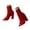 Black, variant on Mostsola Womens Peep Toe Heels Sock Booties Knit Heeled Sandals Chunky Block Heel Breathable Pumps
