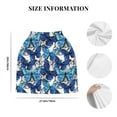 thumbnail image 6 of Haiem Blue and White Butterflies Baby Nursing Cover & Nursing Poncho - Multi Use Cover for Baby Car Seat Canopy, Stroller Cover, 360°Full Privacy Breastfeeding Coverage, 6 of 9