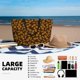 thumbnail image 5 of Fotbe Colorful Pineapple Bolsa de Viaje para Playa - Resistente al Agua, Bolsa Tote de Gran Capacidad y Ligera con 7 Bolsillos para Mujeres y Hombres, 5 of 7