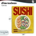 thumbnail image 4 of Stupell Industries Contemporary Bright Sushi & Chopsticks Canvas Art, 30 x 40, by Marcus Prime, 4 of 8