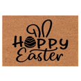 thumbnail image 1 of Giyblacko Tapis de Porte Drôle Easter Bunny Drôle Tapis de Porte Anglais Antidérapant Tapis de Porte Sale Entrée Extérieure Porche Tapis de Sol Polyester Easter Bunny, 1 of 1
