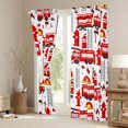 thumbnail image 3 of Homewish Equipped Truck Curtains Pack of 2 (42x84 Each),Firefighter Car Curtains Blackout,Red Fire Truck Bedroom Curtains For Teens,Breathable Home Decor, 3 of 6