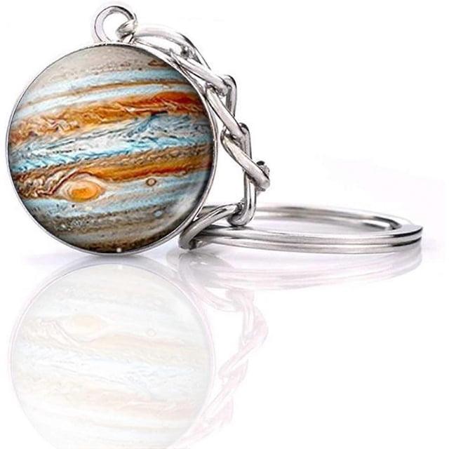 Solar System Planet keychain Accessories Pendant Glow In The Dark Jupiter -