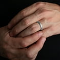 thumbnail image 3 of 925 Sterling Silver Men's And Women's Irish Celtic Trinity Knot Eternity Wedding Band- Size 12, 3 of 5