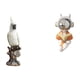 thumbnail image 1 of Estatua De Astronauta Loro, Escultura Animal De Resina, Figura Decorativa De Interior, Adorno Para Tarta Espacial, Adorno De Escritorio Para Mesa, Centro De Mesa, Chimenea, Armario., 1 of 8