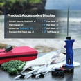 thumbnail image 7 of LURSKY Electric Fishing Fillet Knife with 4 Ti-Nitride S.S. Coated Non-Stick Blades, 12V Cordless Electric Fish Knife with 2Pcs 2.0Ah Batteries, Charger and Storage Box, 7 of 7