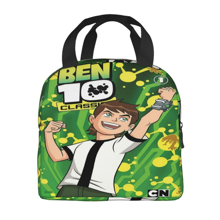 Ben 10 Lunch Bag Reusable With Side Pocket For Work Office Picnic Hiking Daytrip For Men Women Walmart