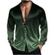 thumbnail image 2 of Seeotter Mens Stretch Dress Shirts Solid Long Sleeve Button Down Shirts Formal Casual Business Prom Party Wedding, 2 of 7