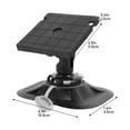 thumbnail image 2 of WASHWEPE 1Set Adjustable Fish Finder Bracket with Base Black Nylon Lightweight Outdoor Use, 2 of 8