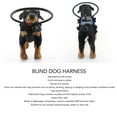 thumbnail image 3 of Blind Dog Harness Guiding Device, Adjustable Buckle Strap Blind Dog Halo Blind Dog Bumper Collar, Help For Blind And Poor Vision Dogs To Avoid Accidents And Build Confidence, Blue, 3 of 8