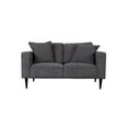 thumbnail image 5 of Porter Designs Keaton Upholstered Loveseat - Gray, 5 of 9