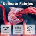 thumbnail image 3 of Flamingo Velvet Throw Pillows Set of 2 - Decorative Pillows with Unique Patterns for Sofa Couch Bed - Pillow Covers - Available in 16x16, 18x18, 20x20 Inches, 3 of 6