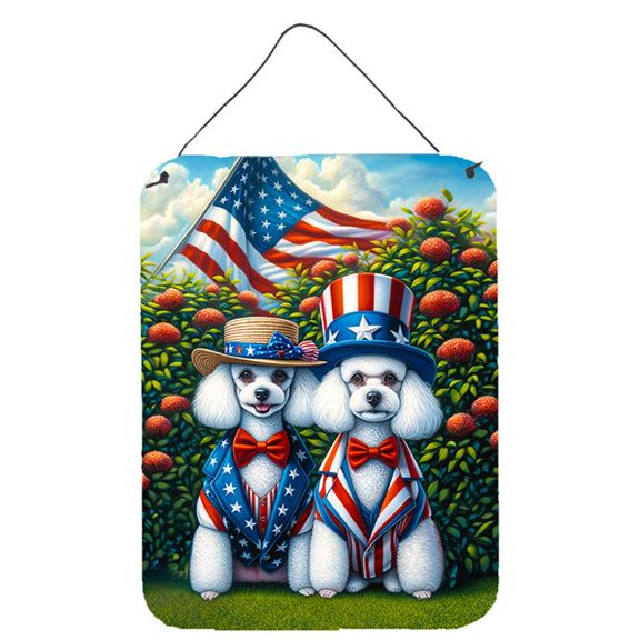 16 x 12 in. All American Poodle Wall or Door Hanging Prints