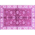 thumbnail image 1 of Ahgly Company Indoor Rectangle Oriental Purple Traditional Area Rugs, 5' x 8', 1 of 4