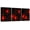 NO.0413, variant on Hieng Gamer Canvas Wall Art for Living Room Red and Black Picture Wall Decor Gaming Ombre Office Wall Decorations Artwork Posters Geometry Square Wall Painting（Only canvas）