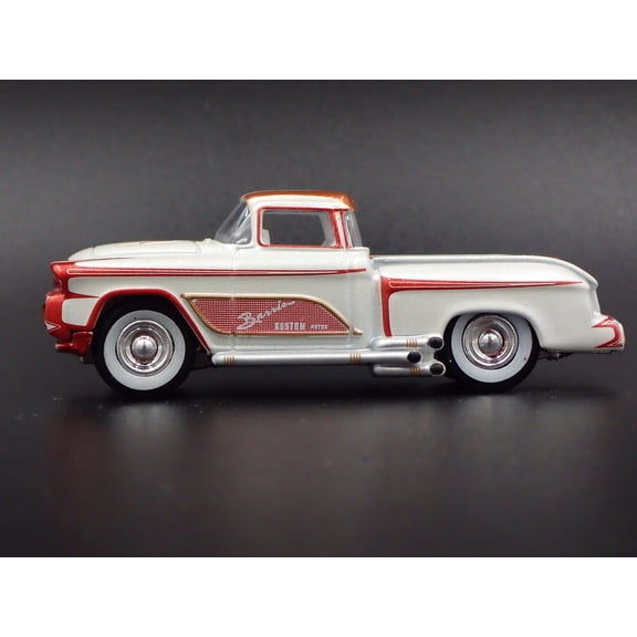Open Box 1955 55 CHEVY CHEVROLET TRUCK KOPPER KART BARRIS CUSTOM 1:64 DIECAST MODEL CAR