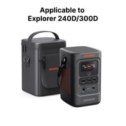 Jackery Carrying Case Bag (Mini) for Explorer 240D/300D Portable Power Station - Black (Power Station Not Included)
