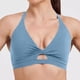 thumbnail image 2 of Sujetador deportivo a prueba de golpes para mujer - Tirantes ajustables, cuello en V, relleno extraíble, nailon/spandex, yoga, running, fitness, tallas S-XL, contorno de pecho 66-75 cm, 2 of 6