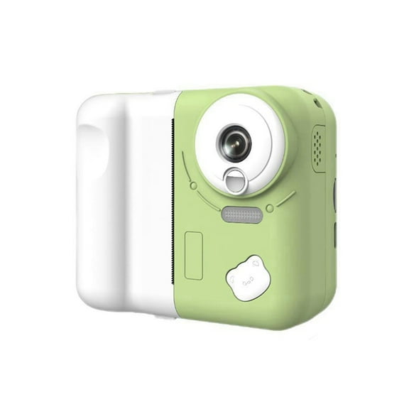 NEW Kids Instant Print Camera 1080P HD Digital with 2.4 Inch IPS Screen 10X Optical Zoom Includes 32GB TF Card Green
