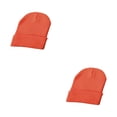 thumbnail image 1 of Guardurnaity Gorros Gorros Sombrero de punto Moda Protección para la cabeza Skullies Sombreros Cubierta Disfraces Accesorios Regalos Invierno naranja 2piezas, 1 of 6