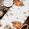 thumbnail image 2 of Thanksgiving Pumpkin Table Runner, Autumn Thanksgiving Kitchen Dining Table Decoration for Home Party Decor 13x90 Inches, 2 of 9