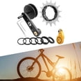 thumbnail image 3 of funtasica Bike Single Speed Conversion Set Regulator 20T Flywheel ,Bike Cassette Spacer Chain Stabilizer Chain Tensioner Black, 3 of 8