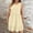 Khaki, variant on ClodeEU Women's Summer Plus Size Round Neck Sleeveless Dress ,Solid Color Casual Midi Dress Khaki,Womens Plus XXXXXL