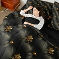 thumbnail image 4 of Manfei 7 Pieces Tribal Western Damask Twin Comforter Set, Hippie Mandala Style, 4 of 7