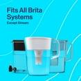 Brita Small 6 Cup Denali Water Filter Pitcher with 1 Brita Standard Filter, Transparent Teal